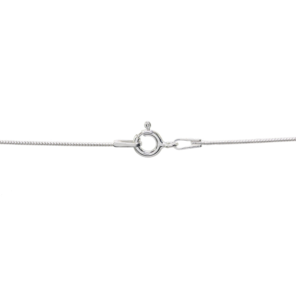 Sterling Silver Italian Thin 0.75mm Snake Chain Necklace, 16 Inches
